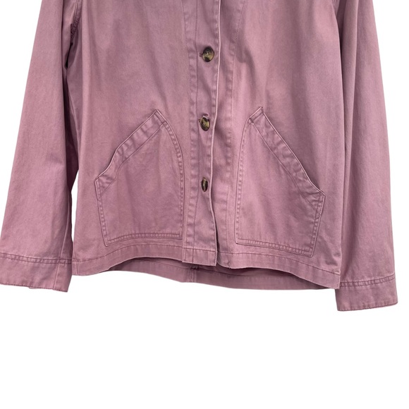 a.n.a. Cotton Button Up Collar Jacket Size Medium - Picture 3 of 12